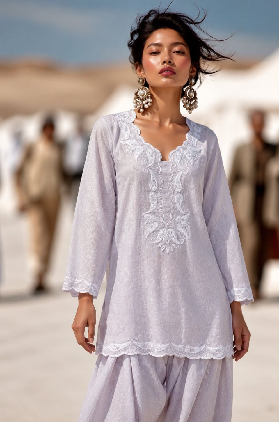 The Pearl Embroidered Two-Piece Set