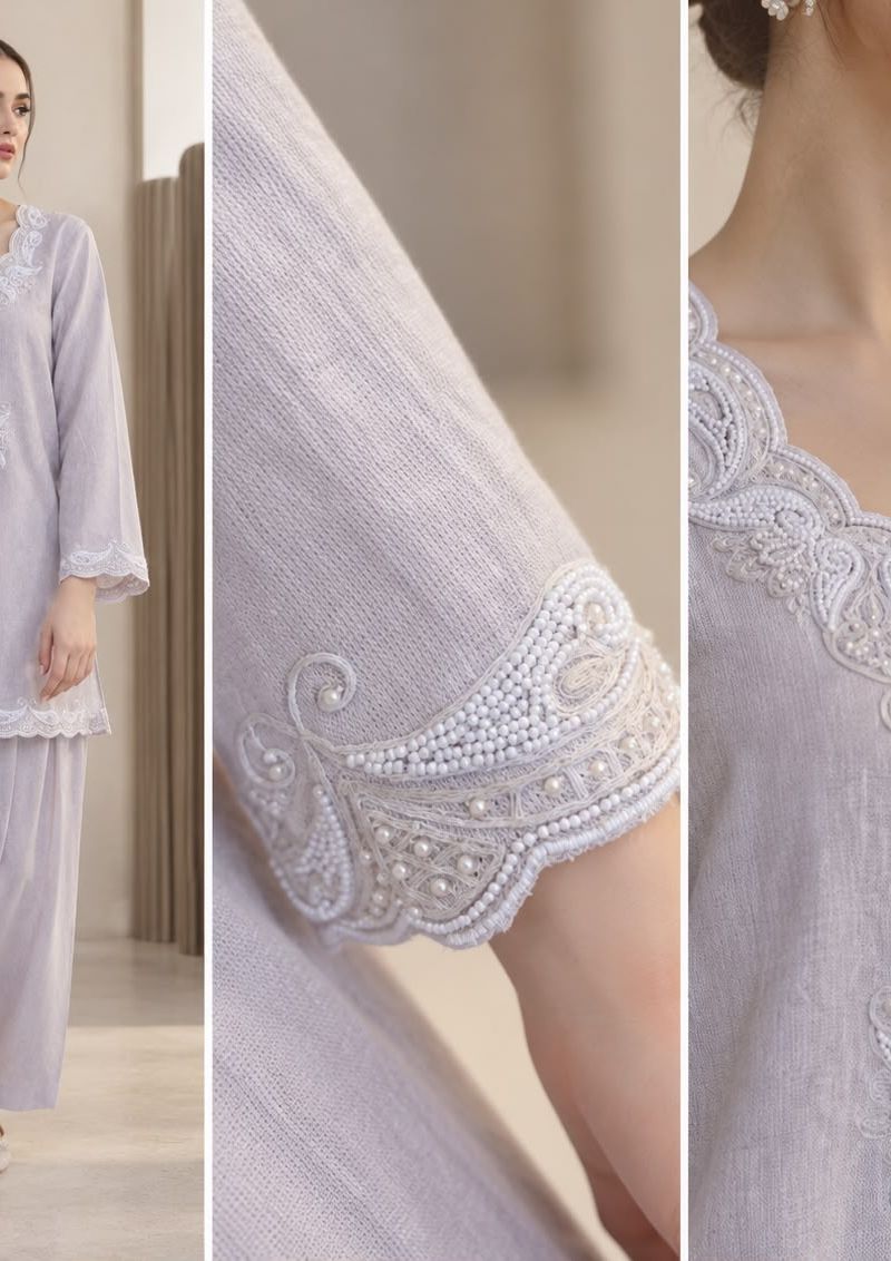 The Pearl Embroidered Two-Piece Set